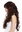 Lady wig very long voluminous curled curls mahogany dark auburn