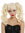 Lady quality wig Cosplay Gothic Lolita style short sleek with 2 pigtails very light blonde