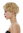 Short Wig Human Hair unisex women men wvay wild Pixie cut ashblond with platinum blonde highlights
