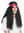 CW-028-P1 Halloween Carnival wig & headband set men women long black 70s Hippie