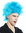 CW-030-PC40 Halloween Carnival wig men women 80s punk waved teased blue