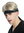 Perücke Stirnband kurz blond 80er Karate Kämpfer CW-037-KII220