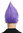 CW-057-P08 Wig Men Women teased raised pointy purple closed flower bud troll puck