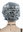 215221-FR63-103 Wig Women Ladies short smooth curled in the neck back grey old lady grandma