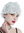 215223-FR68 Wig for Halloween Carnival Women Men short white grey wavy curled grandma grandpa