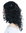 210151-P103 Women's Wig Halloween Carnival long curls curled middle-parting black