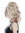 91873-P88-P33A Women's Wig Carnival curly teased side parting beehive bright blond mahogany streaks