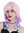 YLX-23 Women's Wig Halloween Carnival lang wavy colourful Pink Purple hues
