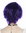 Perücke kurz glatt Scheitel dunkel Violett Lila Mix Cosplay SZL0855-FP20/3737