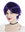 SZL0855-FP20/3737 Wig Ladies Wig Cosplay unisex short straight parting dark violett purple mix