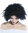ZM-1020-1B Wig unisex men women wild voluminous kinked curls curly kinks black