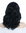 ZM-1024-1B Women's Wig shoulder length wavy to curled tips central parting velvet black
