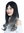 1574-R89A Women's Wig long sleek smooth but wavy tips ombre dark brown to grey