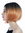 SZL0583-T-010 Women's wig short bob epxressive ombre colour black to coppery blond