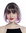 SZL0605-6AT2403 Cute Women's Wig short Bob bangs ombre colour brown to pink
