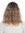 SZL0846SZ-T-004 Women's Wig shoulder-length voluminous wild wavy bangs ombre violet blond