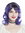 SZL0672-T-009 Cute Women's wig shoulder-length curls ombre dark brown to purple