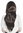 Perücke Halbperücke Stirnband lang glatt braun goldbraun H9306-12