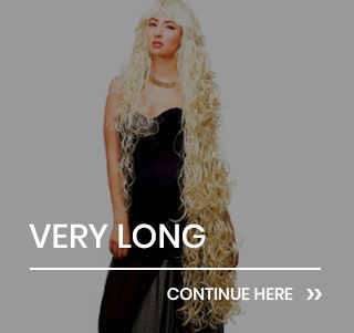 Very long ladies wigs
