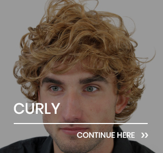 Curly men wigs