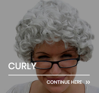 Curly party wigs