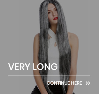 Very long party wigs