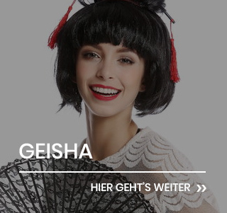 Geisha Perücken und andere asiatische Looks