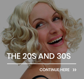 20s and 30s era wigs