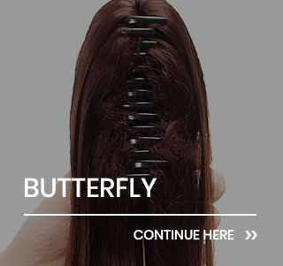 Ponytails with Butterflyclip