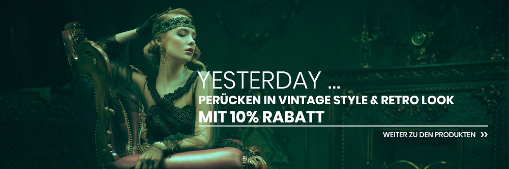 Yesterday - Perücken in Vintage Style & Retro Look