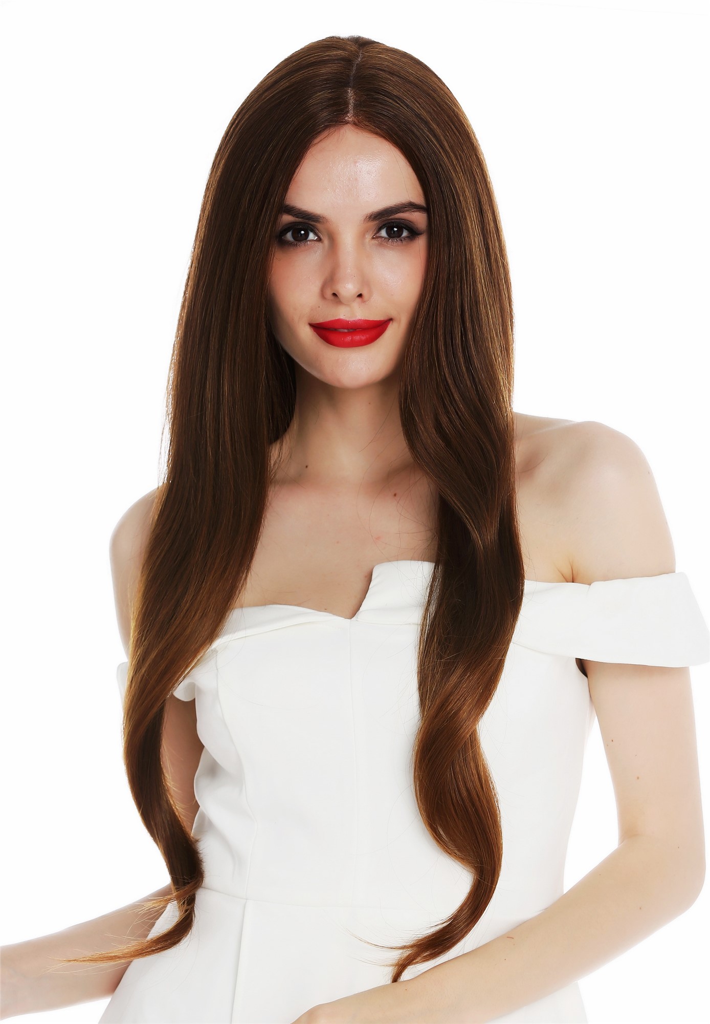 Quality Wigs, Ladies, brown-blonde mix, straight, very long