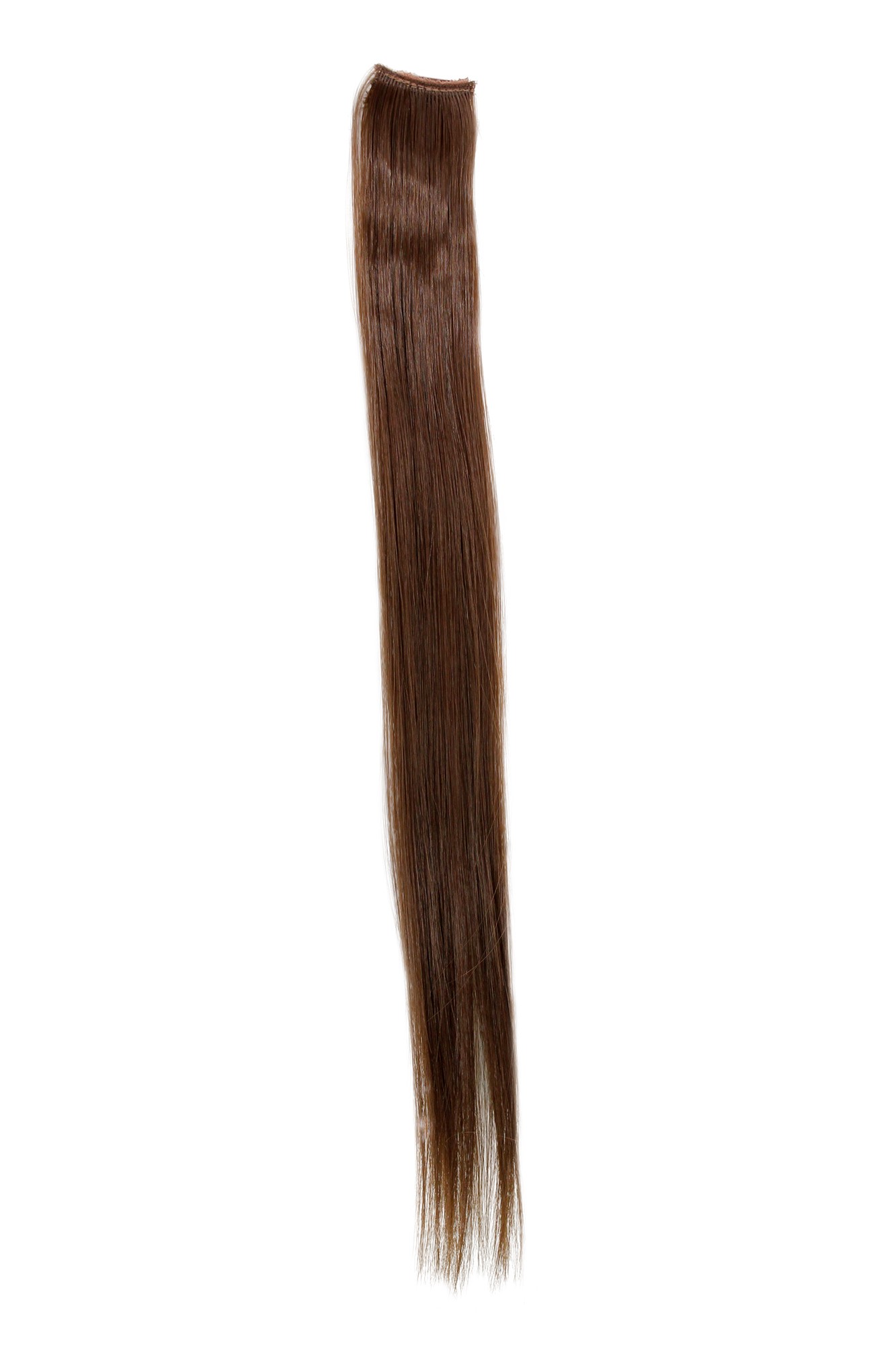 glatte Extensions Hellbraun 45 cm lang