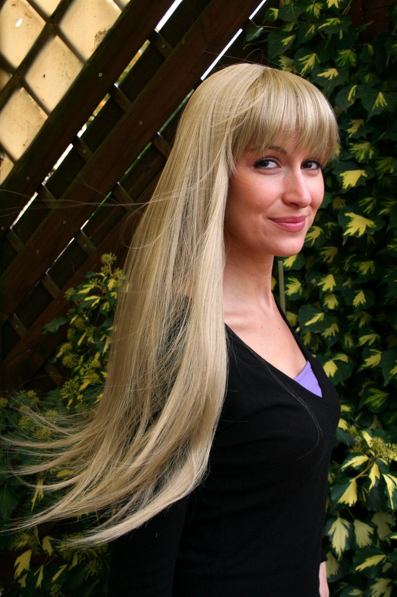 Quality Wigs, Ladies, light ash blonde, straight, long