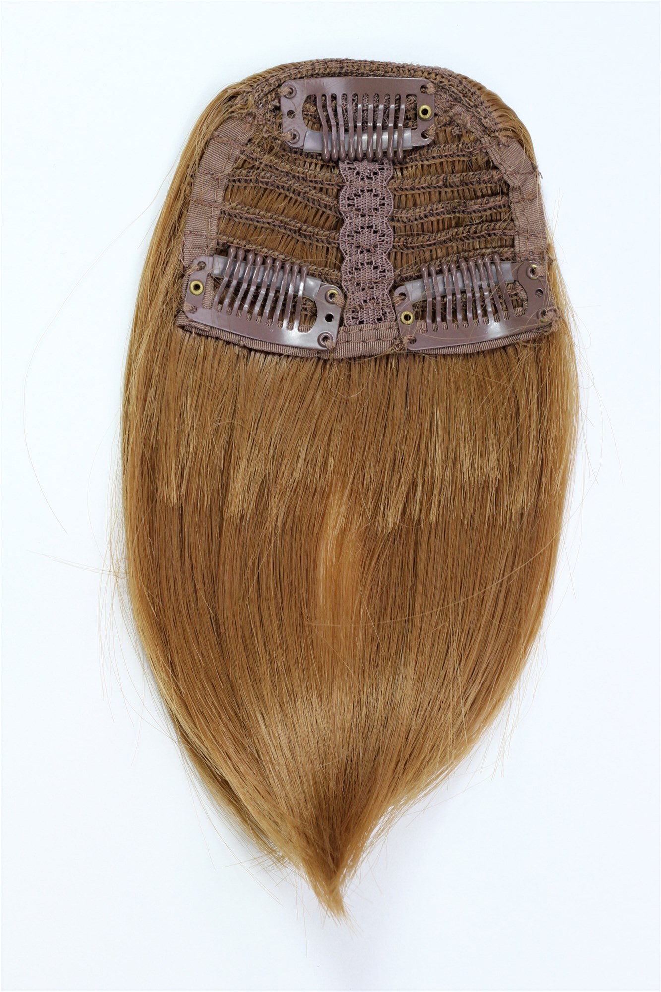 Clip-In Bang, copper blonde, straight, short