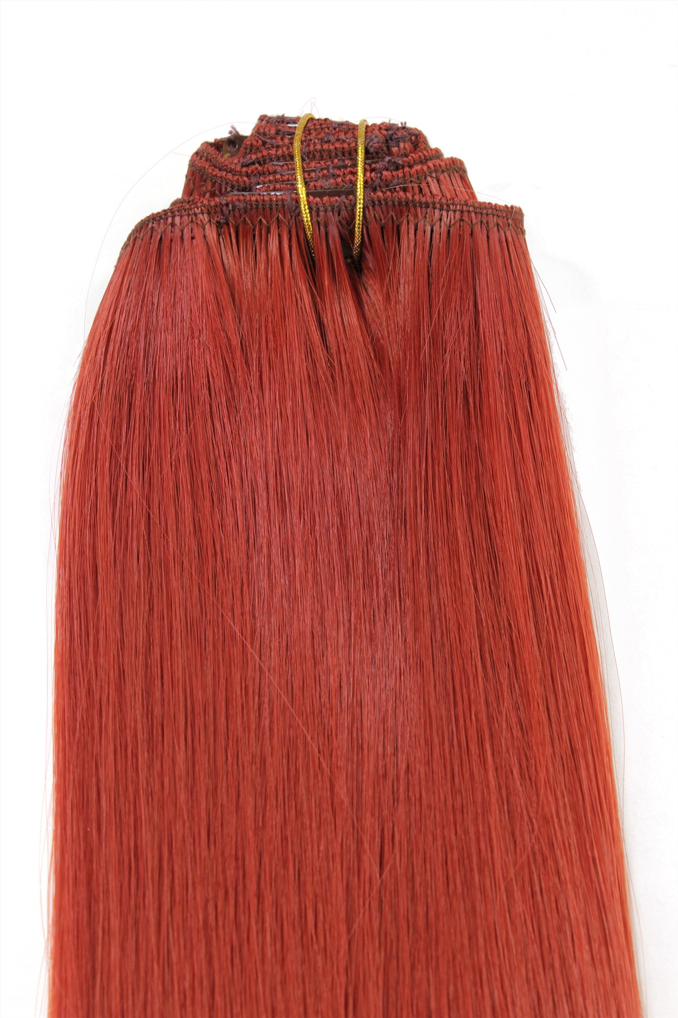 glatte Extensions Rot 40 cm lang