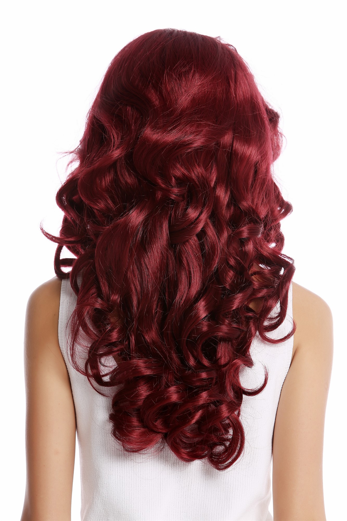 Quality Wigs, Ladies, Red, wavy, long