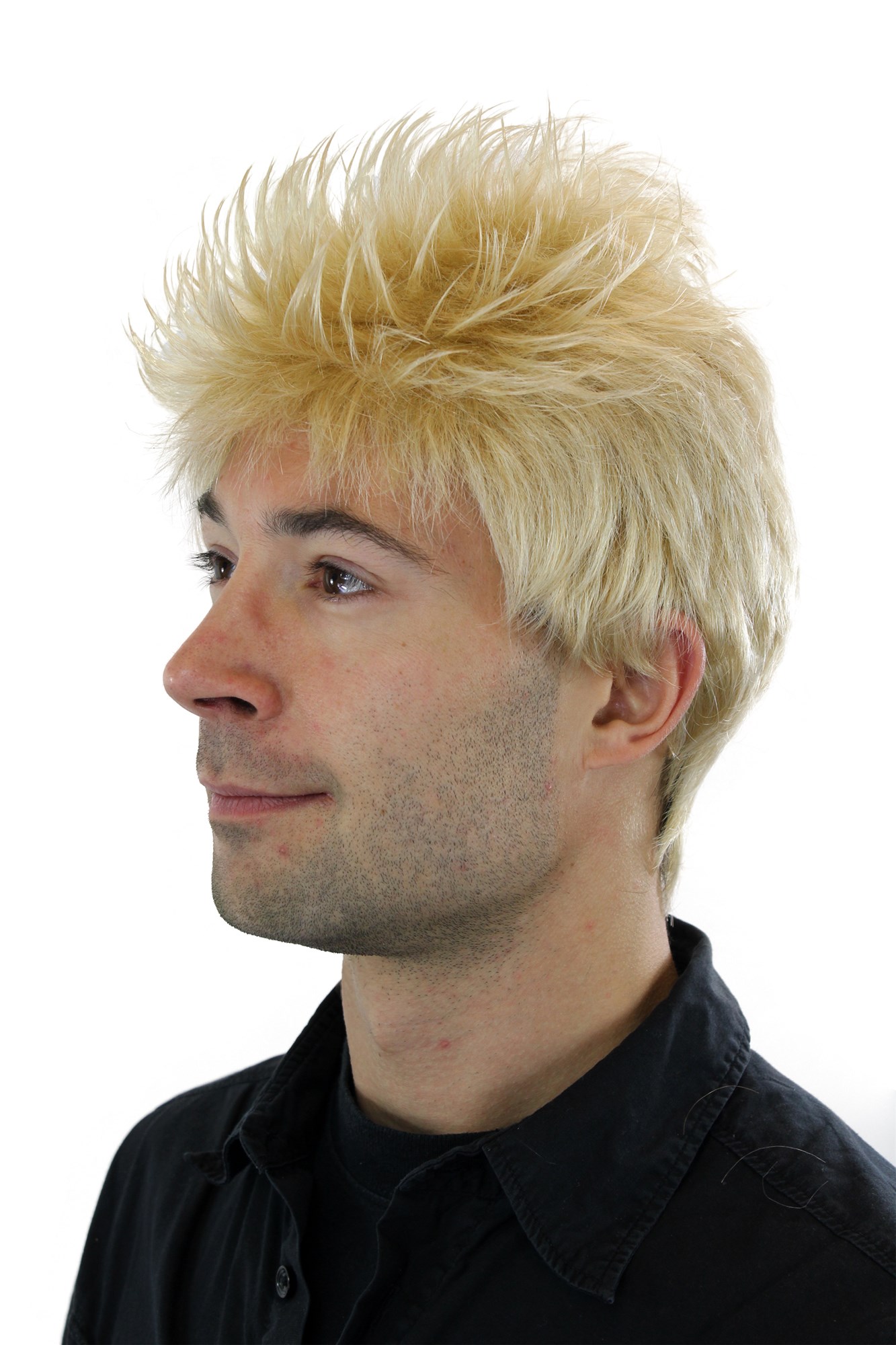 WIG ME UP ® GFW386-24A Lady  Wig short spikey backcombed 80s style hair blond, view 2, WIG ME UP: Your Perücken Online Shop Quality Wigs, Ladies, Blonde, wavy, short