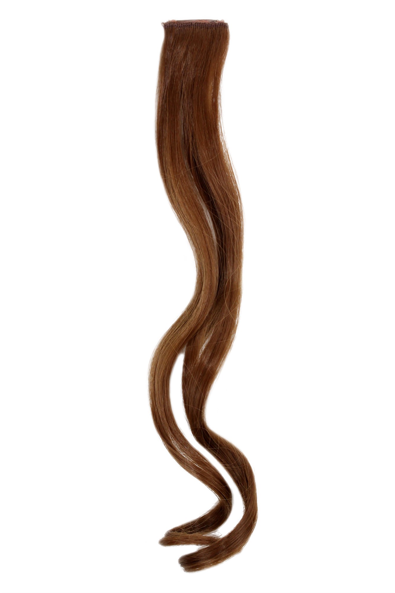 wellige Extensions Mittelbraun 45 cm lang