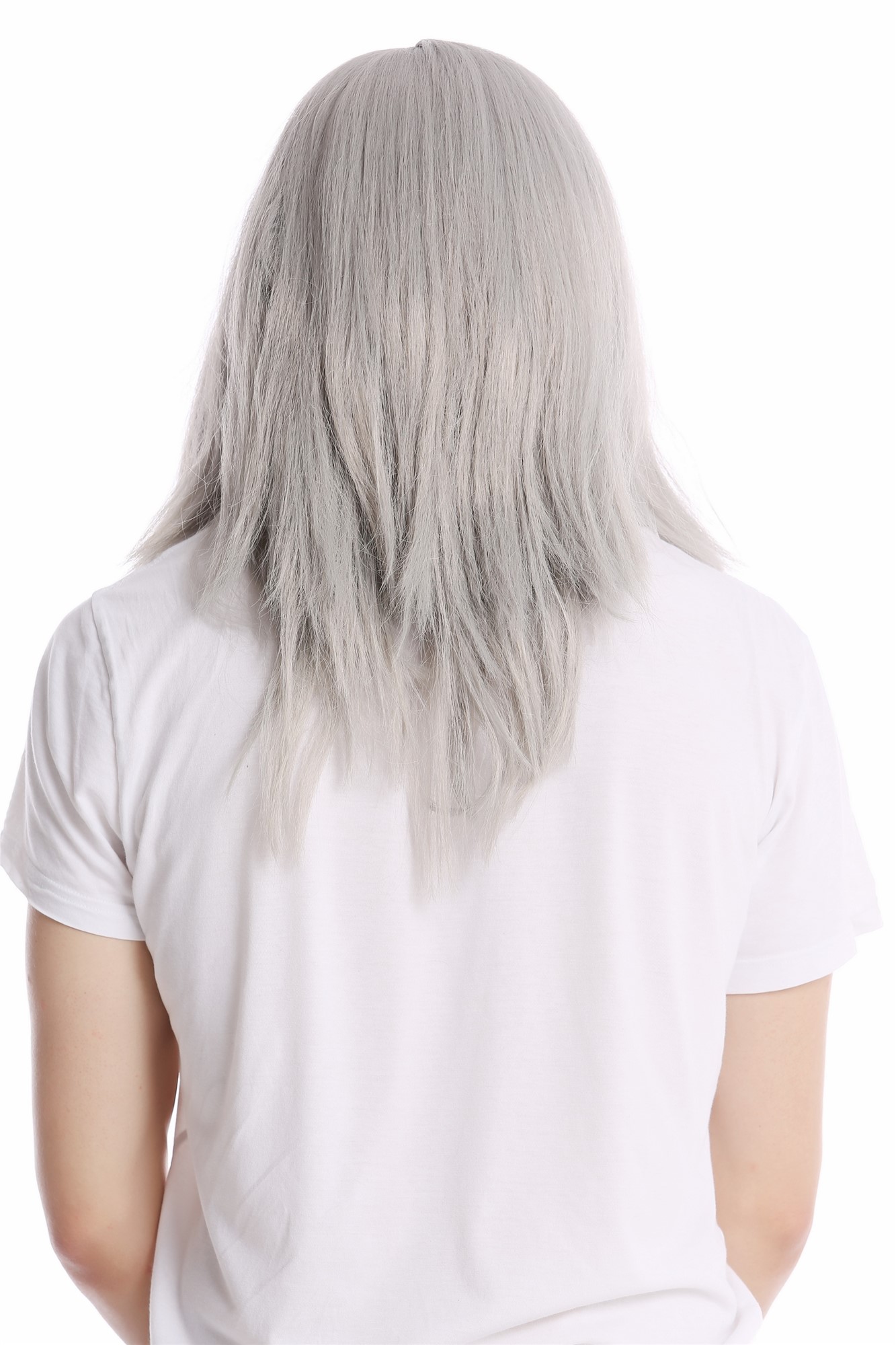 Party Wig, Men, Grey, straight, long