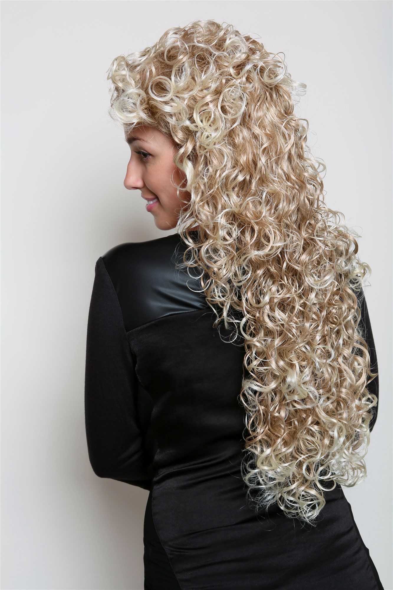 ANGEL blonde WIG long BLOND mix CURLS (9229 Colour 27T613), view 4, WIG ME UP: Your Perücken Online Shop Quality Wigs, Ladies, strawberry blonde and platinum blonde, curled, long
