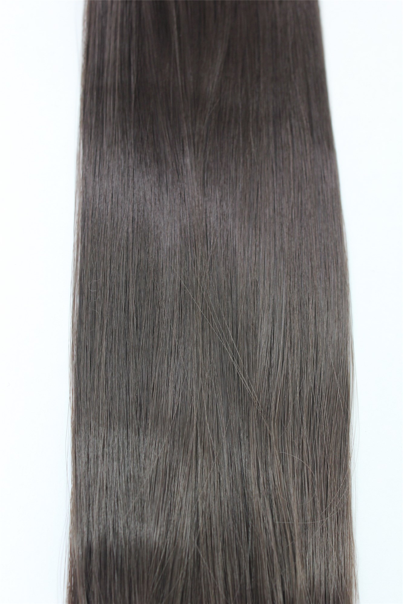 glatte Extensions Braun 40 cm lang