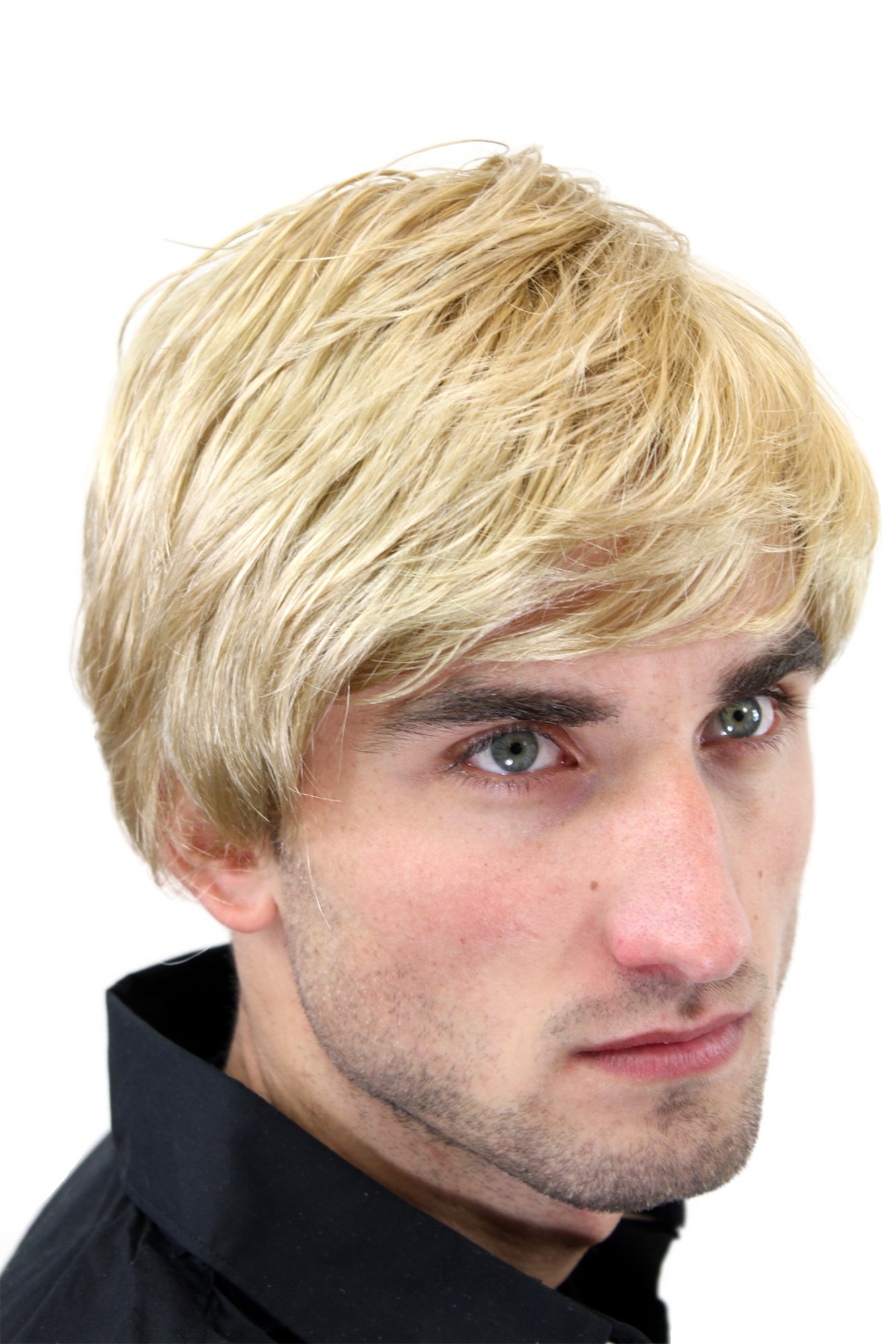 Quality Wigs, Men, Blonde, straight, short