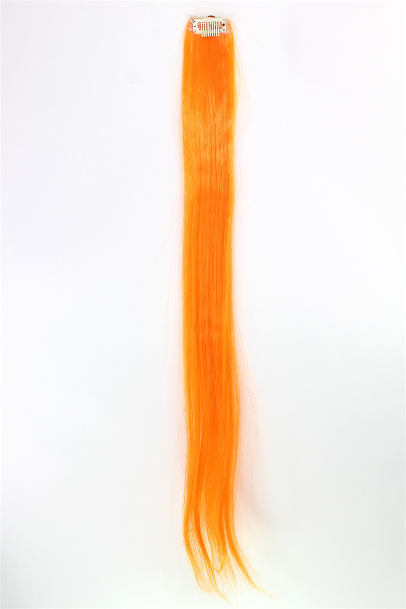 glatte Extensions Orange 63 cm lang