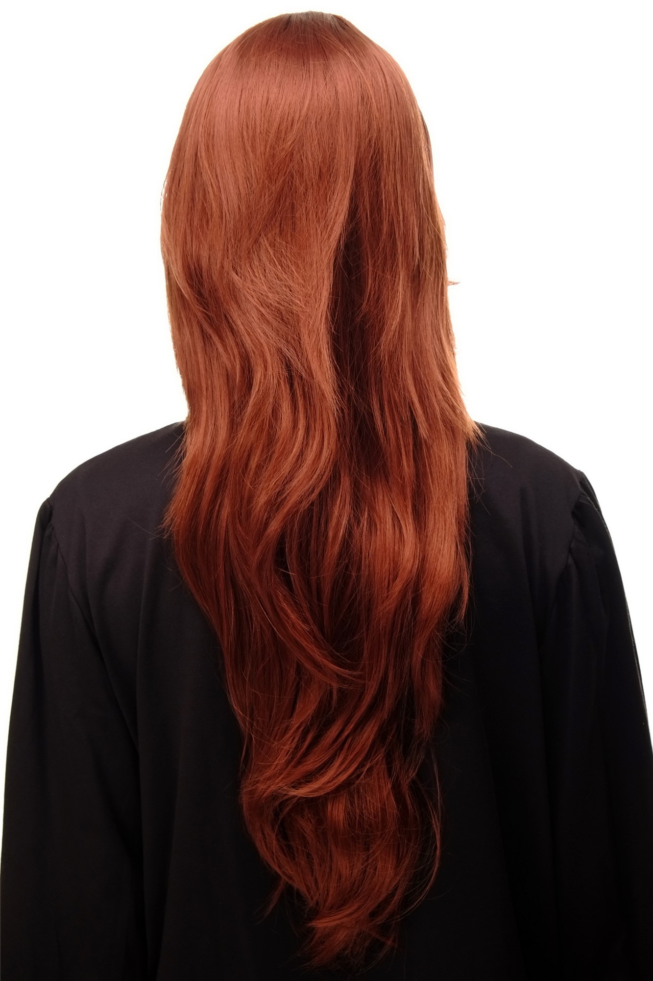 Lady wig medium length long fringe worn to side straight layered copper red 3110, view 4, WIG ME UP: Your Perücken Online Shop Quality Wigs, Ladies, copper, straight, very long