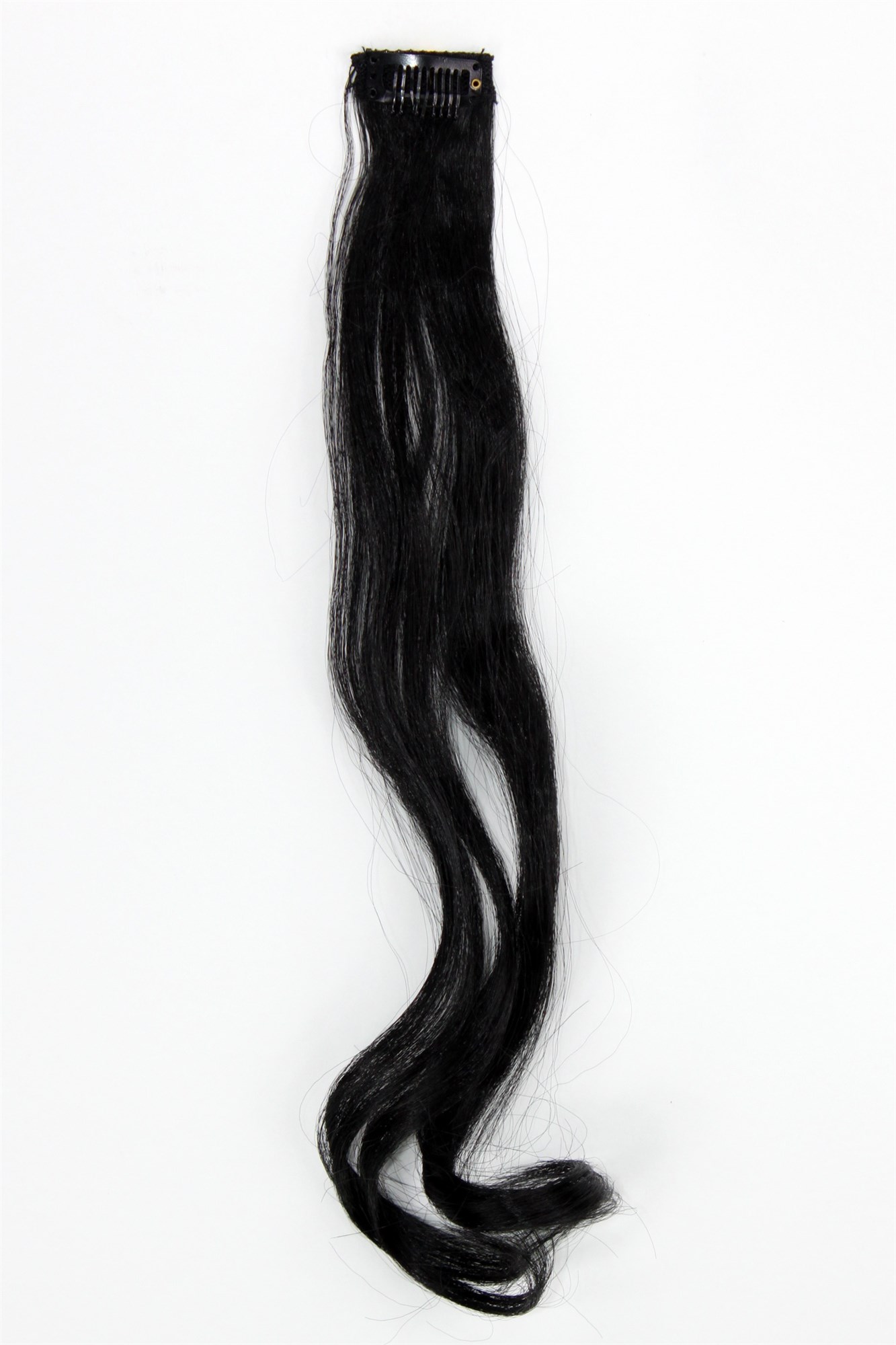 Extensions, Black, wavy, shoulder-length