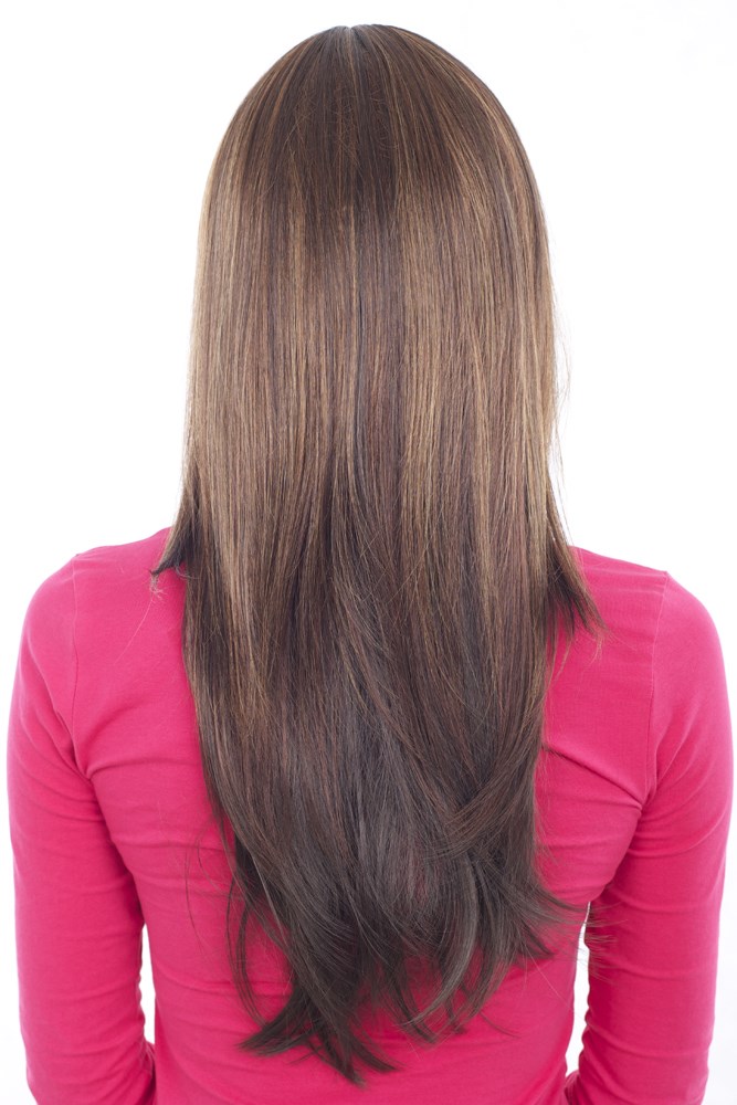 Quality Wigs, Ladies, light brown-dark brown mix, straight, long