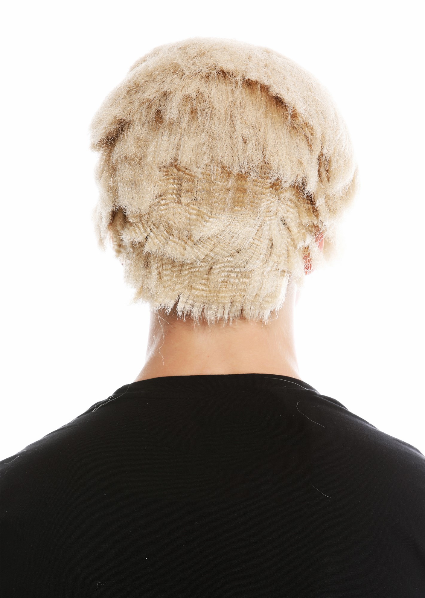 Wig men Halloween carnival Rockabilly quiff Mod 60's blond light blonde LM-706, view 4, WIG ME UP: Your Perücken Online Shop Party Wig, Men, light blonde, wavy, short