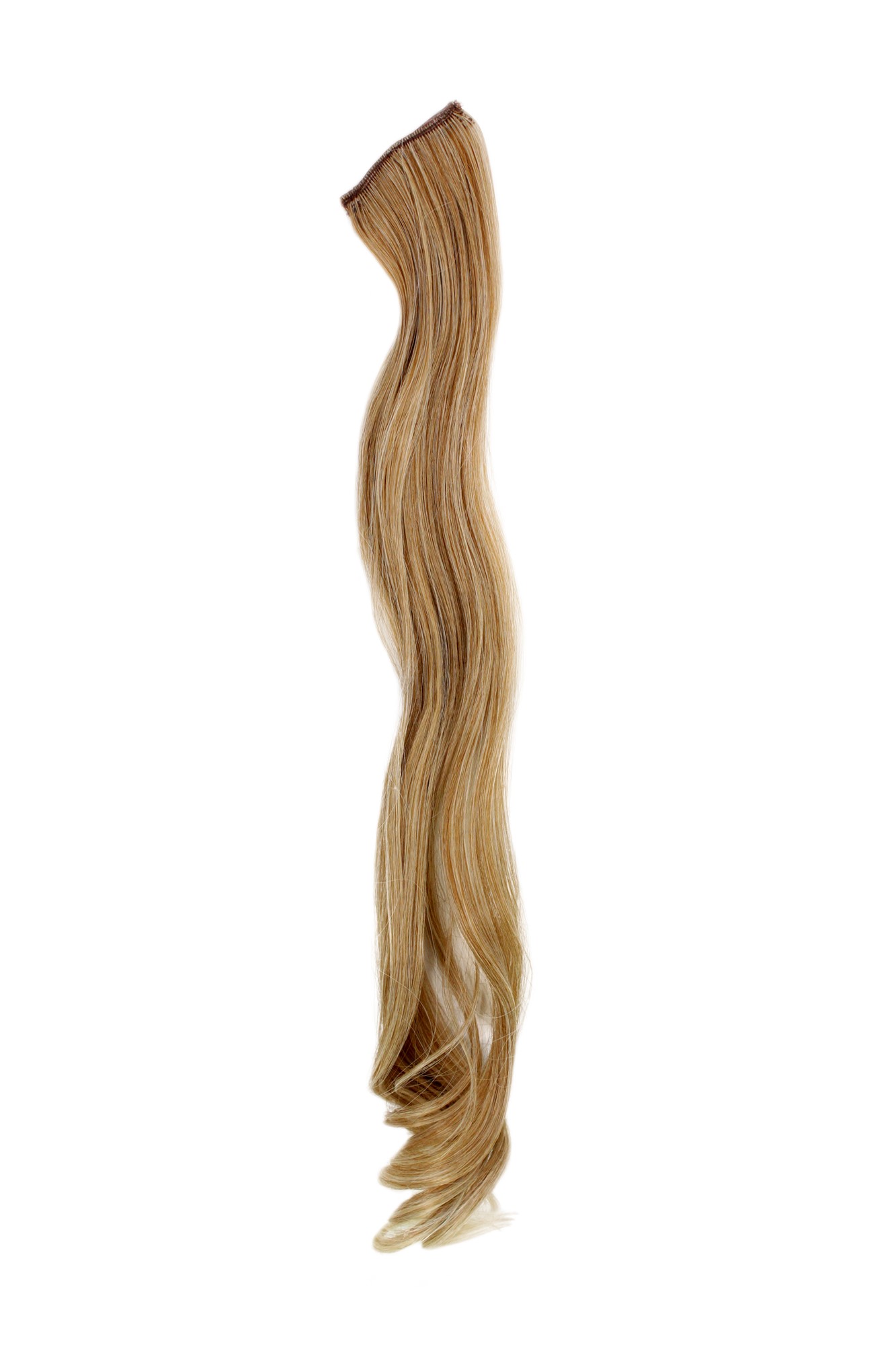 wellige Extensions Kupfer-Hell-Blond-Mix 63 cm lang