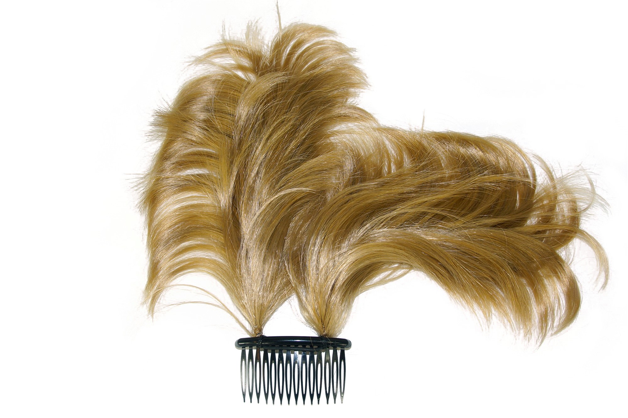 Hairpiece ponytail extension comb short wavy very light golden blonde JL-3135 , view 5, WIG ME UP: Your Perücken Online Shop Ponytails, golden blonde, wavy, short