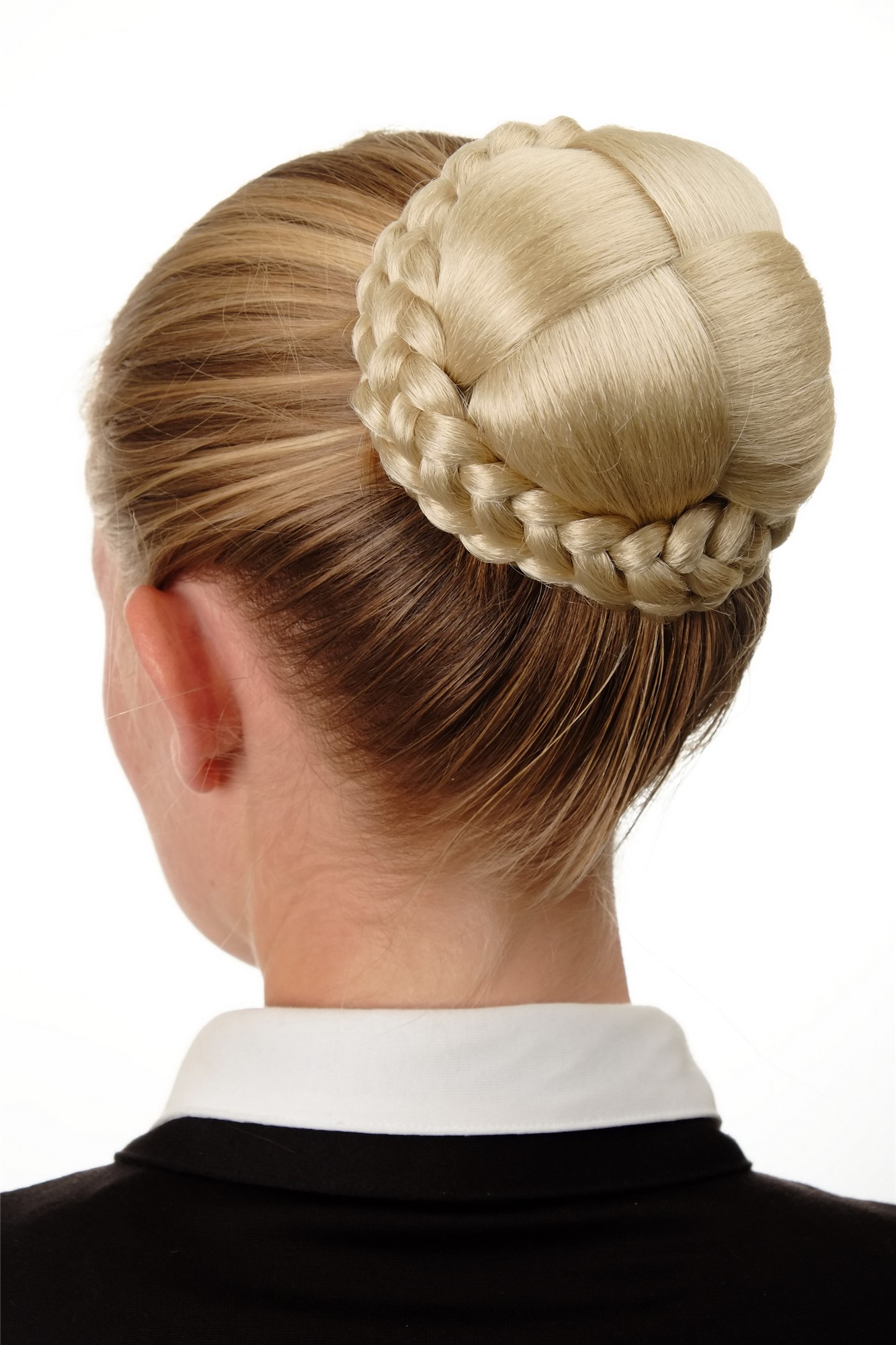 Dutt Haarteil geflochten Haarknoten Lichtblond N796-88, Ansicht 2, WIG ME UP: Ihr Perücken Online Shop geflochtener Dutt Haarteil Lichtblond